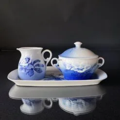 Sugar Bowl Christmas Rose Service Bing & Grøndahl No. 94, 302 Or 159 -Fiesta Shop 1435159 c