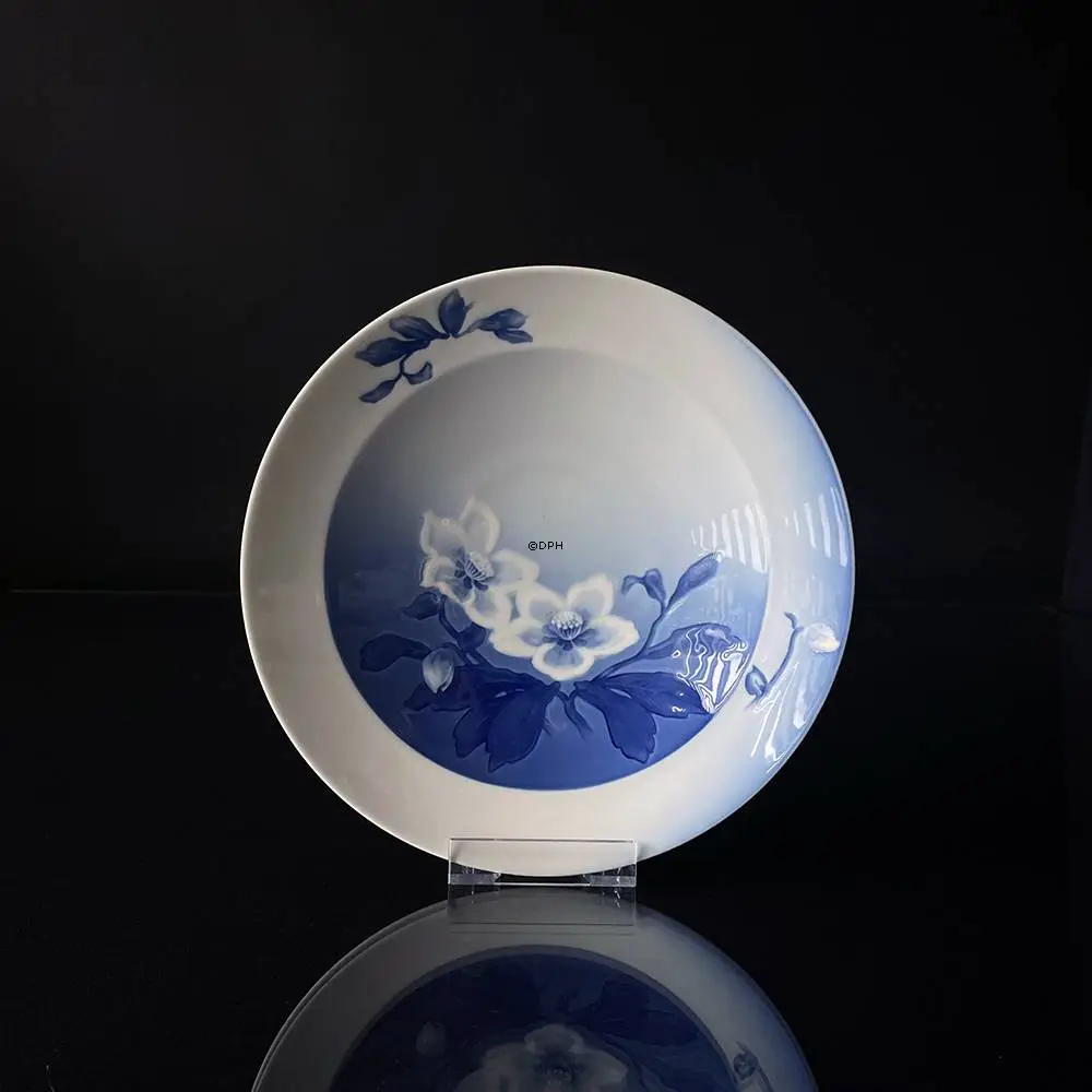 Round Dish On Small Stand Christmas Rose Service Bing & Grondahl ø24cm No. 206 Or 577 2 Round Dish On Small Stand Christmas Rose Service Bing & Grondahl ø24cm No. 206 Or 577 - Image 2