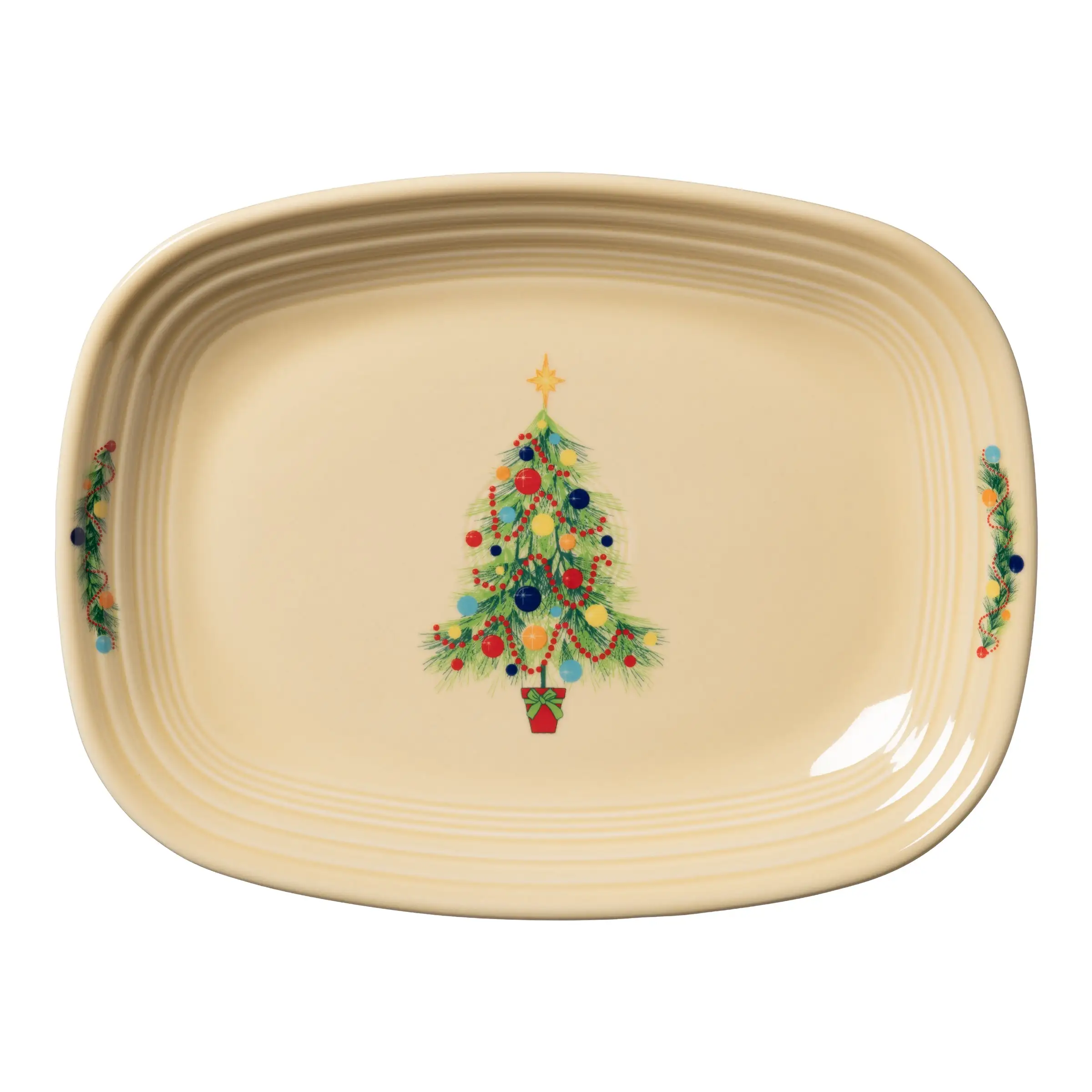 Fiesta Christmas Tree Rectangular Platter 1 Fiesta Christmas Tree Rectangular Platter