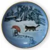 Wiberg Christmas Service, Plaquette / Butter Plate No.3, Pixie And Cat, Bing & Grondahl No. 1503709