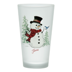16 Oz. Fiesta® Snowman Frosted Cooler - Set Of 4