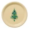 Fiesta Blue Christmas Tree Bistro Buffet Plate