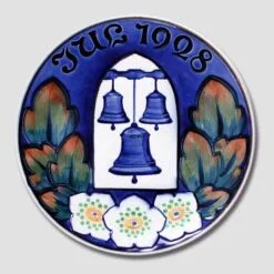 1928 Christmas Plate Aluminia Small