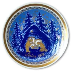 1978 Bavaria Christmas Plate Birth Of Christ