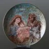 Knowles Plate, Edna Hibel, Christmas Plate 1987