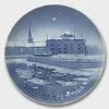 Old Copenhagen Canals At Wintertime, Thorvaldsen Museum 1952, Bing & Grondahl Christmas Plate