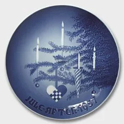 Christmas Candles 1957, Bing & Grondahl Christmas Plate
