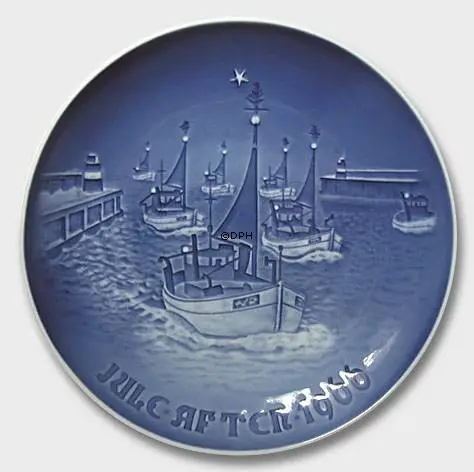 Home For Christmas 1966, Bing & Grondahl Christmas Plate -Fiesta Shop BX1966
