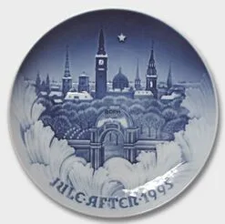The Towers Of Copenhagen, 1995 Bing & Grondahl Christmas Plate
