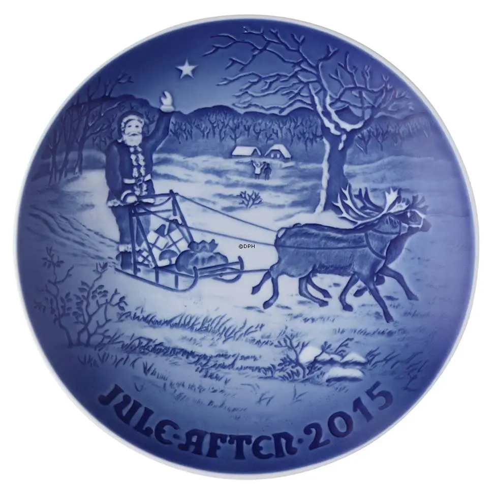 Santa's Presents 2015, Bing & Grondahl Christmas Plate 1 Santa's Presents 2015, Bing & Grondahl Christmas Plate