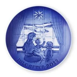 Waiting For Dad 2017, Bing & Grondahl Christmas Plate