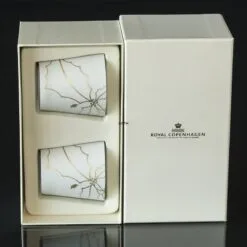 Christmas Holly, Candleholders, 2 Pcs., Royal Copenhagen -Fiesta Shop DG3084 c