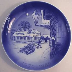 1970-1980 Desiree Svend Jensen Hans Christian Andersen Christmas Jubilee Plate