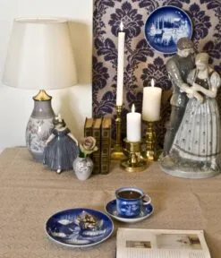 1992 Desiree Svend Jensen Hans Christian Andersen Christmas Cup With Saucer -Fiesta Shop DK1992 f