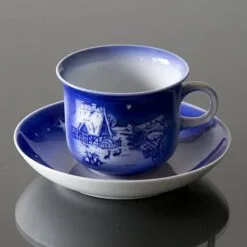 1996 Desiree Svend Jensen Hans Christian Andersen Christmas Cup With Saucer