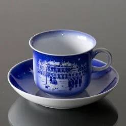 1997 Desiree Svend Jensen Hans Christian Andersen Christmas Cup With Saucer