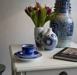 2001 Desiree Svend Jensen Hans Christian Andersen Christmas Cup With Saucer -Fiesta Shop DK2001 e