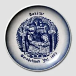 1970 Christmas Plate From Bornholm, Soholm