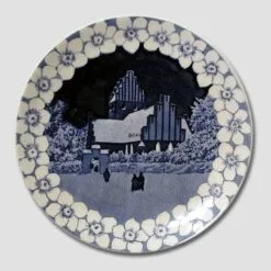 Christmas Plate With Church, Heilmann