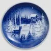 The Bell - 1986 Desiree Christmas Hans Christian Andersen Plate, Cake Plate