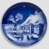 The Old Farmhouse - 1993 Desiree Hans Christian Andersen Christmas Plate, Cake Plate