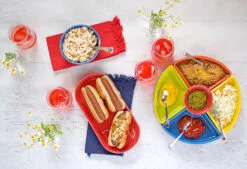 Fiesta Entertaining Set Bold -Fiesta Shop Entertaining Set Bread Tray Hot Dogs