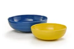 Fiesta Medium Bistro Bowl -Fiesta Shop Fiesta.BistroBowls.LapisSunflower 1