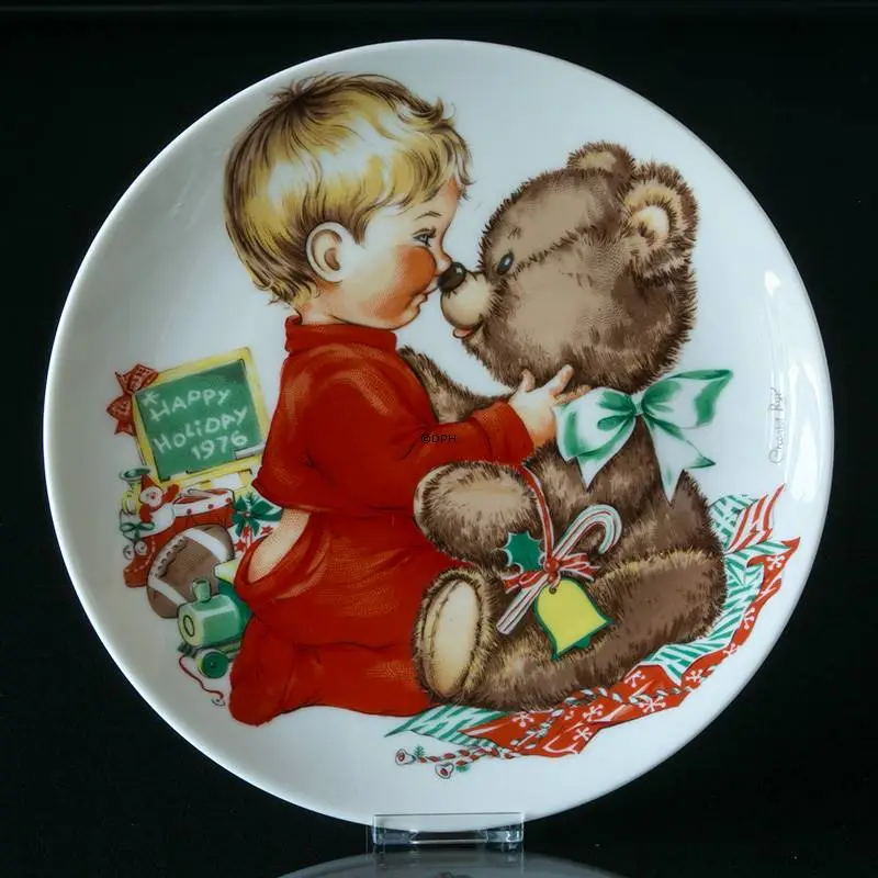 1976 Hummel Goebel Charlot Byj Christmas Plate 1 1976 Hummel Goebel Charlot Byj Christmas Plate