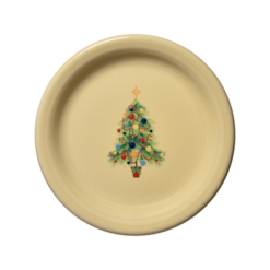 Fiesta Christmas Tree Appetizer Plate