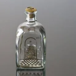 Holmegaard Christmas Bottle 1981, Capacity 65 Cl.