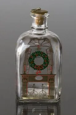 Holmegaard Christmas Bottle 1984, Capacity 65 Cl.