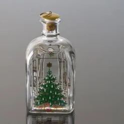 Holmegaard Christmas Bottle 1985, Capacity 65 Cl.