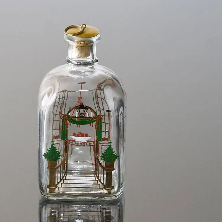 Holmegaard Christmas Bottle 1986, Capacity 65 Cl. 2 Holmegaard Christmas Bottle 1986, Capacity 65 Cl. - Image 2