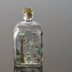 Holmegaard Christmas Bottle 1988, Capacity 65 Cl.