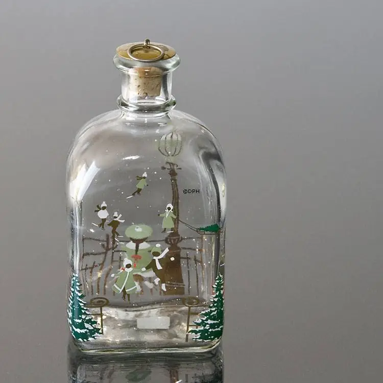 Holmegaard Christmas Bottle 1988, Capacity 65 Cl. 2 Holmegaard Christmas Bottle 1988, Capacity 65 Cl. - Image 2