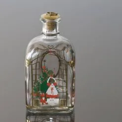 Holmegaard Christmas Bottle 1990, Capacity 65 Cl.