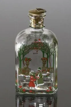 Holmegaard Christmas Bottle 1997, Capacity 65 Cl.