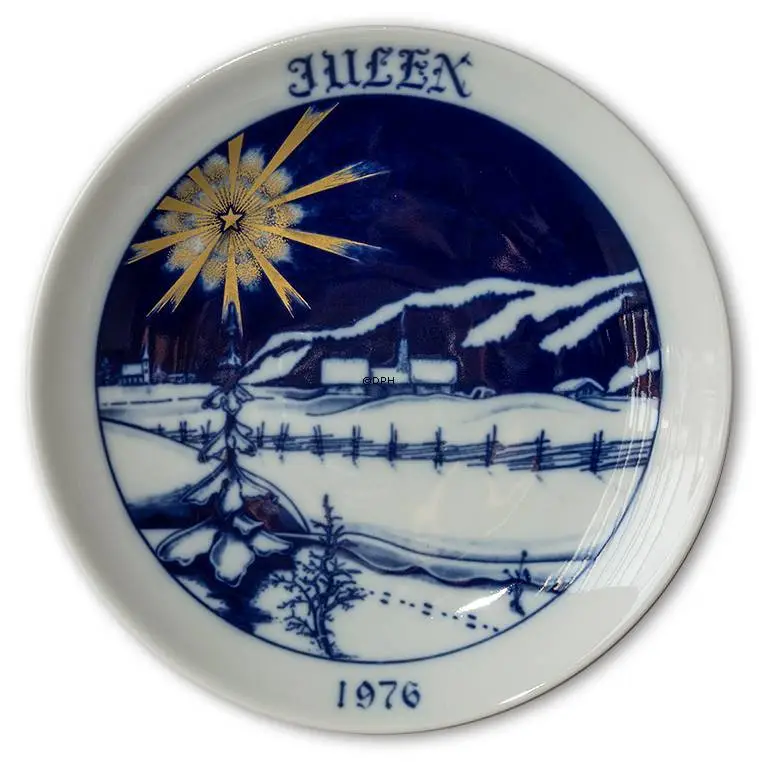 1976 Hackefors Christmas Plate Luxe 1 1976 Hackefors Christmas Plate Luxe
