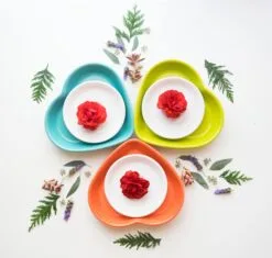 Fiesta Medium Heart Bowl -Fiesta Shop HeartBowlsFlowers.451