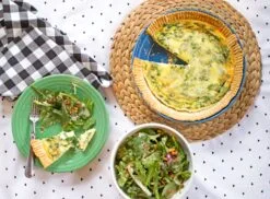 Fiesta Deep Dish Pie Baker -Fiesta Shop Meadow Luncheon Lapis Pie Baker Quiche