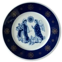 1973 Porsgrund De Luxe Christmas Plate, Promise Of The Saviour
