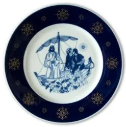 1977 Porsgrund De Luxe Christmas Plate, The Draugh Of Fishes