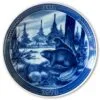 1978 Ravn Christmas Plate In The Series "Swedish Christmas", Beaver