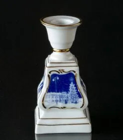 Candlestick Christmas In Blekinge 1976 City Hall Karlskrona -Fiesta Shop RAXL08 b