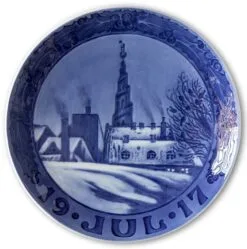 The Church Of Our Saviour 1917, Royal Copenhagen Christmas Plate
