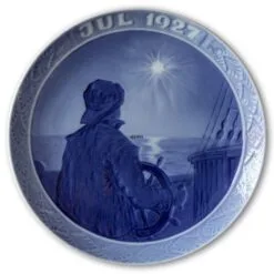 Helmsman On Christmas Night 1927, Royal Copenhagen Christmas Plate
