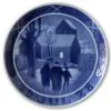 Reverend On His Way To Church 1928, Royal Copenhagen Christmas Plate