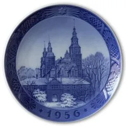 Rosenborg Castle In Copenhagen 1956, Royal Copenhagen Christmas Plate
