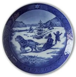 Christmas Vacation 1986, Royal Copenhagen Christmas Plate
