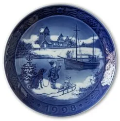 Welcome Home 1998, Royal Copenhagen Christmas Plate